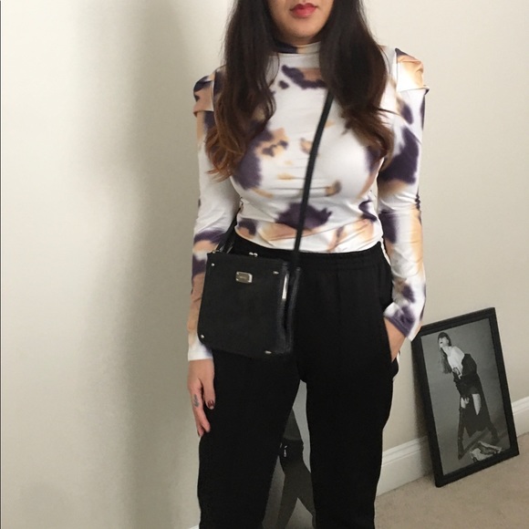 Nine West Handbags - Nine West Black Leather Crossbody